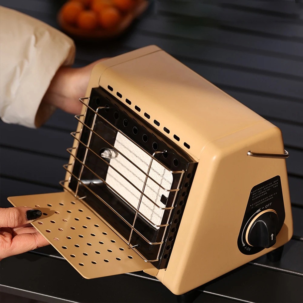 휴대용 1.5KW 가스 스토브 히터 2 in 1 BBQ - Home Cooking Heater 리뷰 및 가격